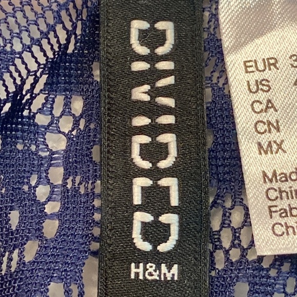 Divided H&M Navy Skater Dress Size 4 Career, Dressy - Picture 8 of 11